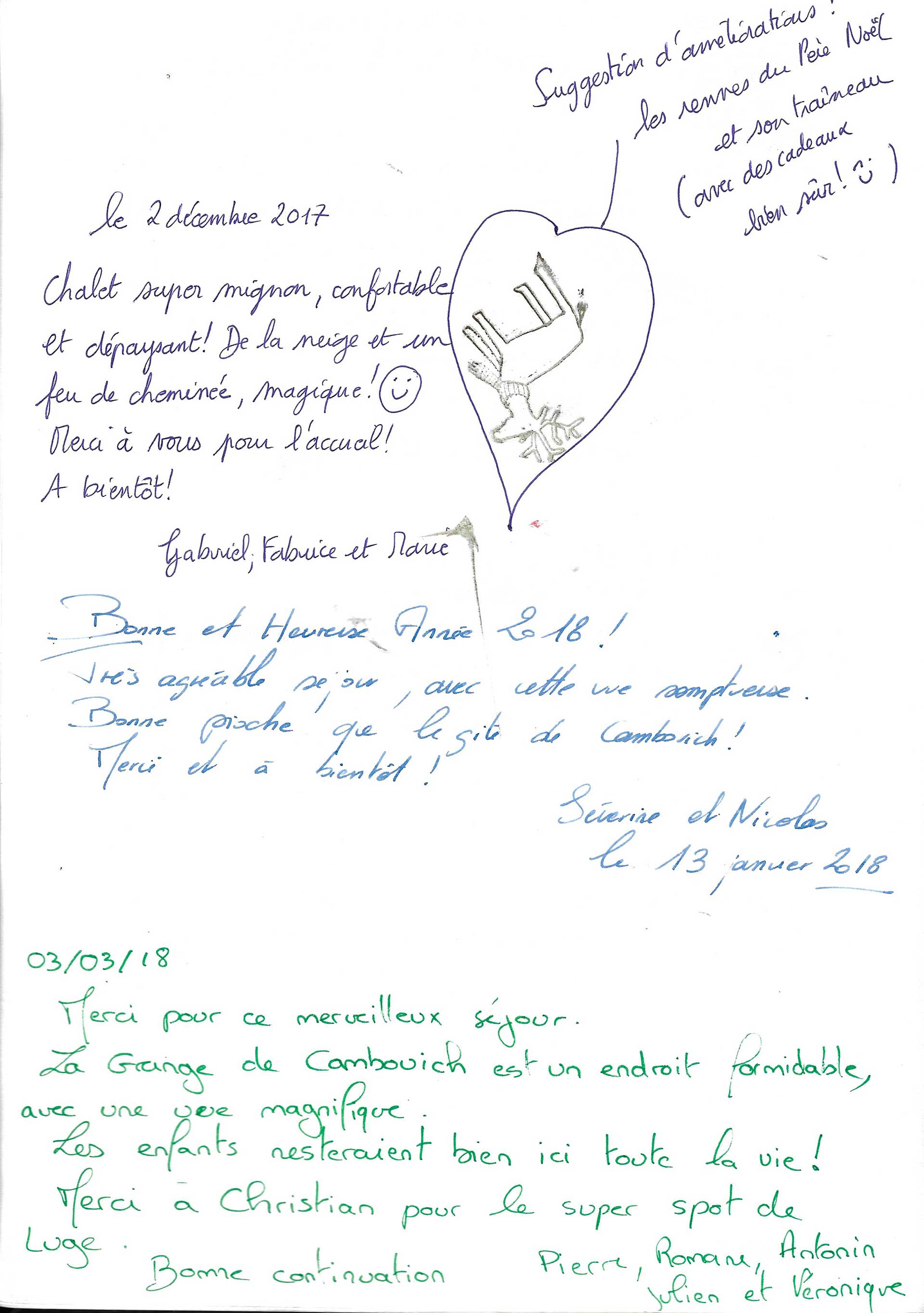Guestbook image gite ariege