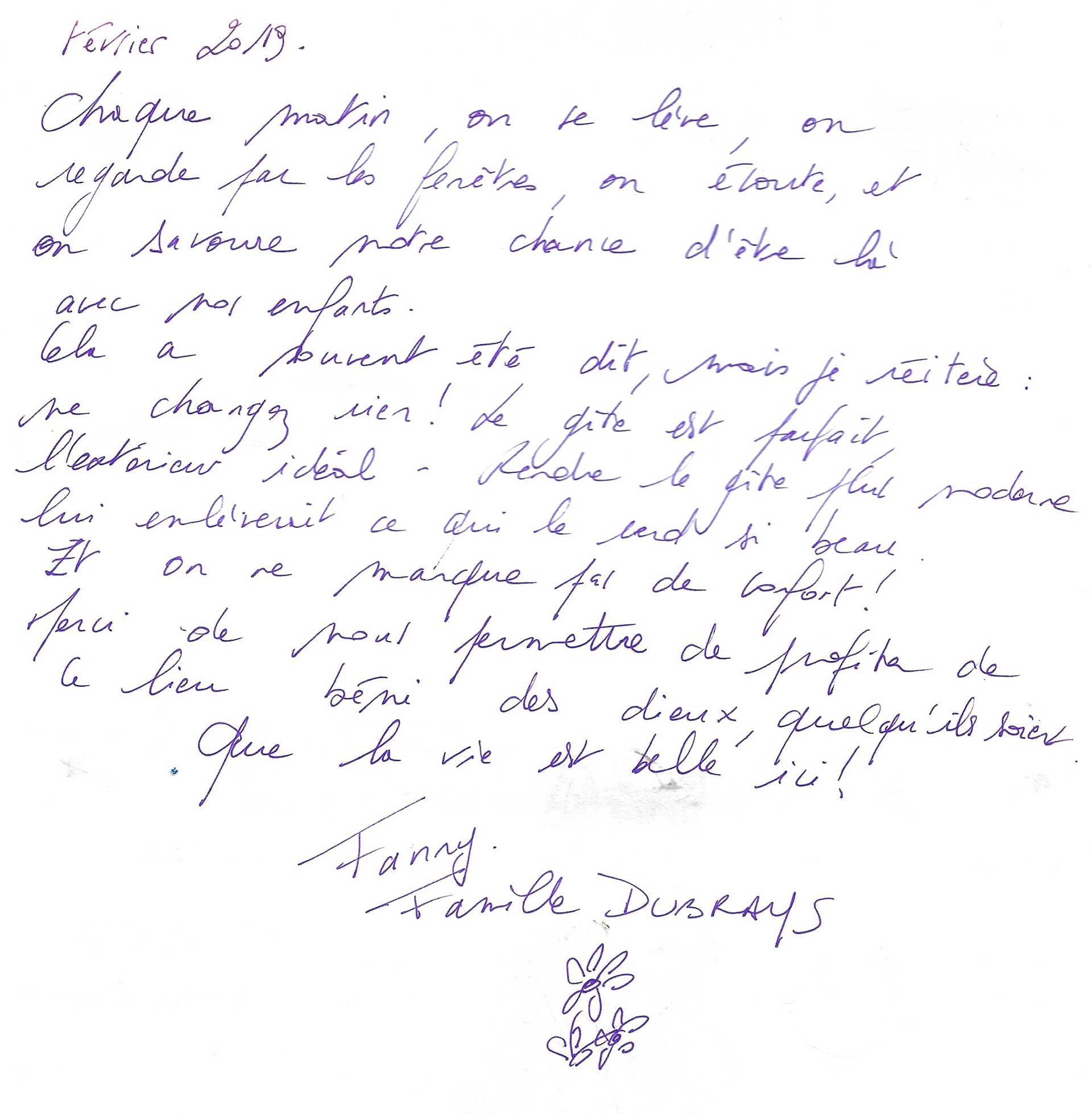 Guestbook image gite ariege